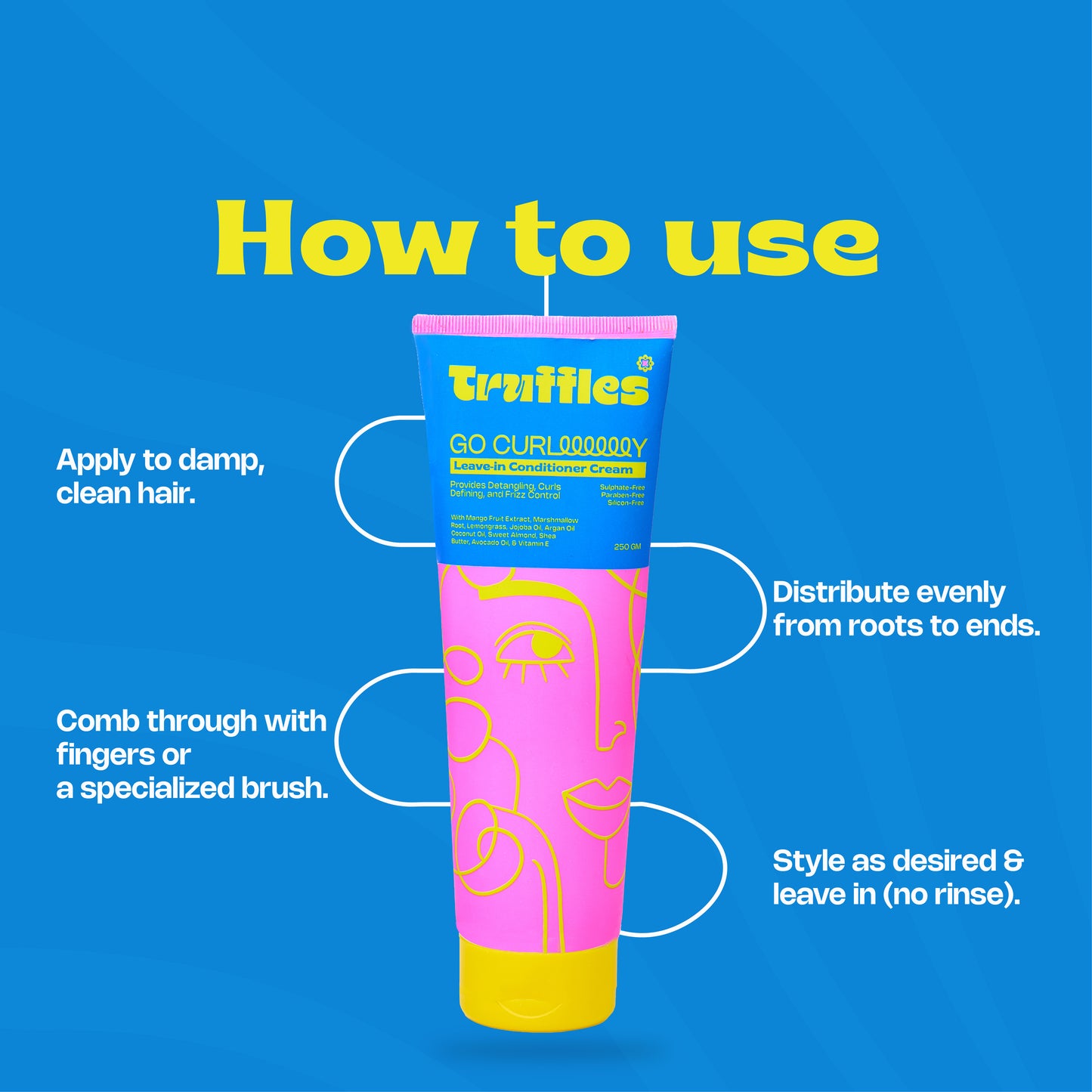 Go Curly Leave In Cream ( 3 bottles)